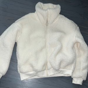 White Sherpa jacket